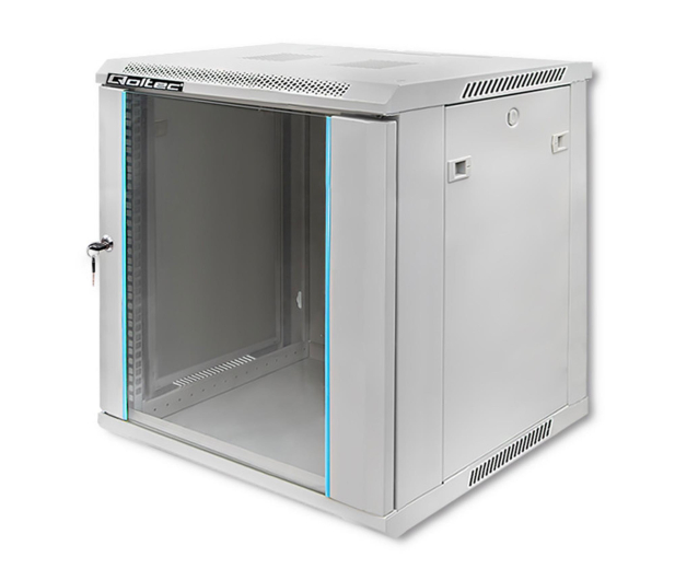 Qoltec Szafa RACK 19" 12U 600x635x600 szara - 1329955 - zdjęcie 4